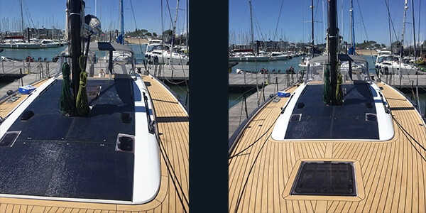 Panneaux solaires souples first Yacht 53